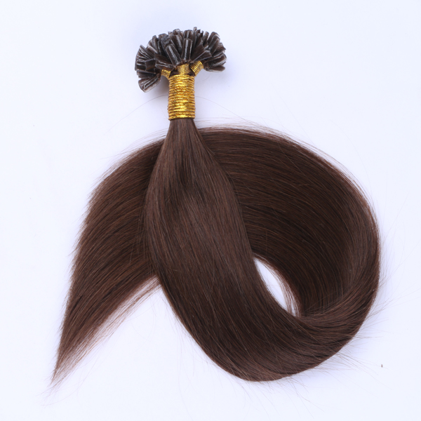 Natural u tip cheap human hair extensions hair with factory price JF342